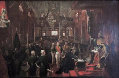 Studie für die Weihe von Dom Pedro I von Nicolas Antoine Taunay